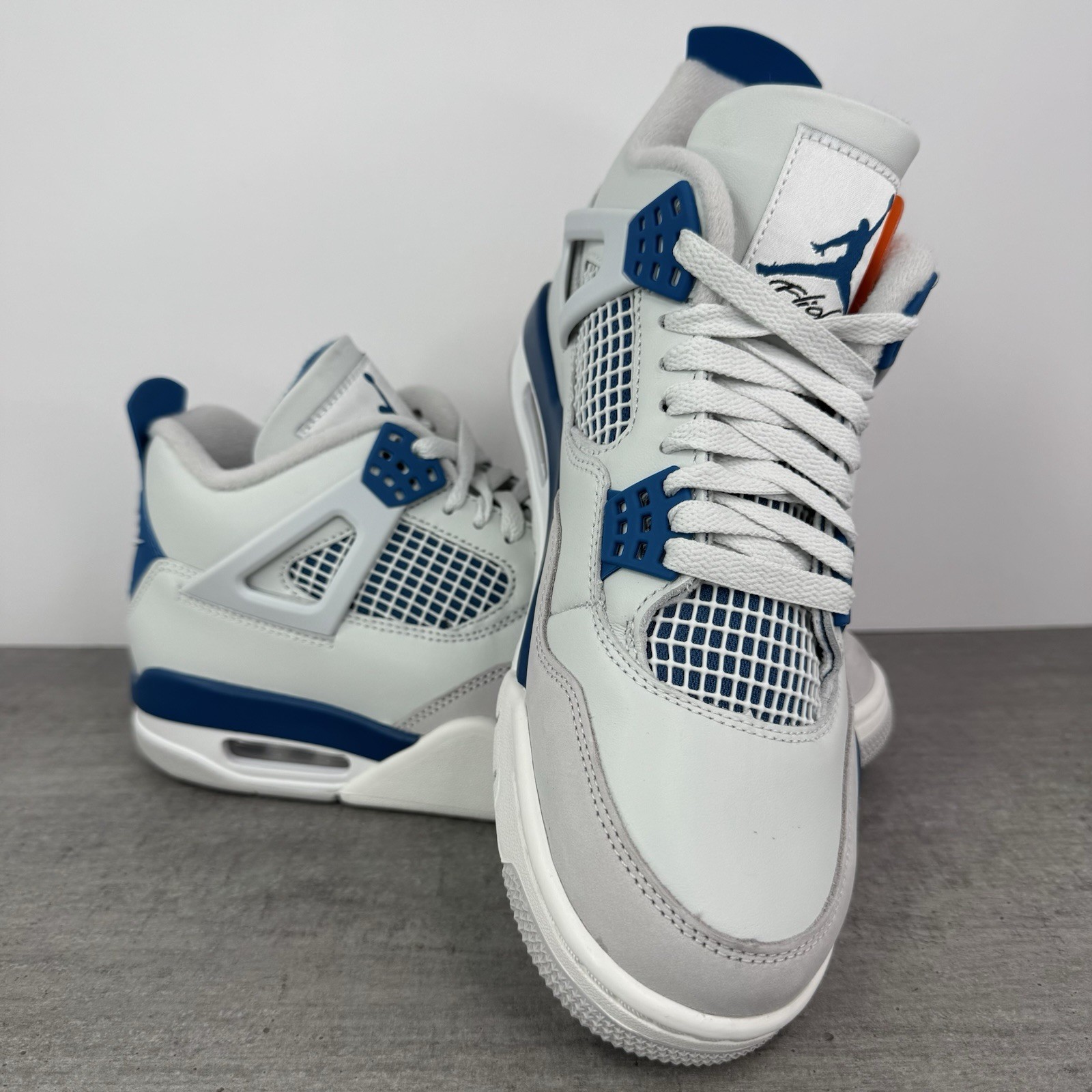 Nike Air Jordan 4 Retro ‘Military Blue’ – Men’s Size 8 – FV5029-141 White/Blue