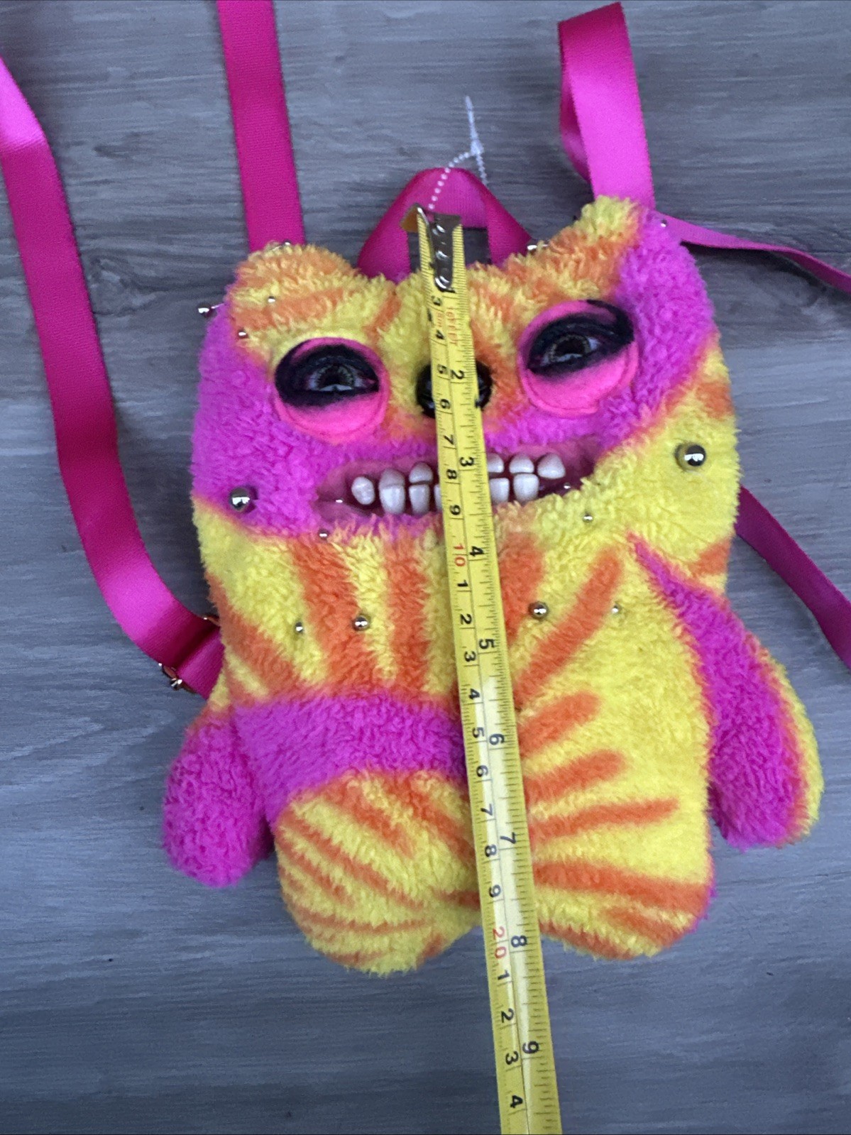 Mini Fuggler Backpack Homemade Adjustable Straps Piercings – Please Read