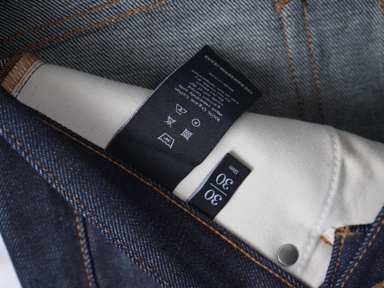 Asket Raw Denim Slim Jeans w30