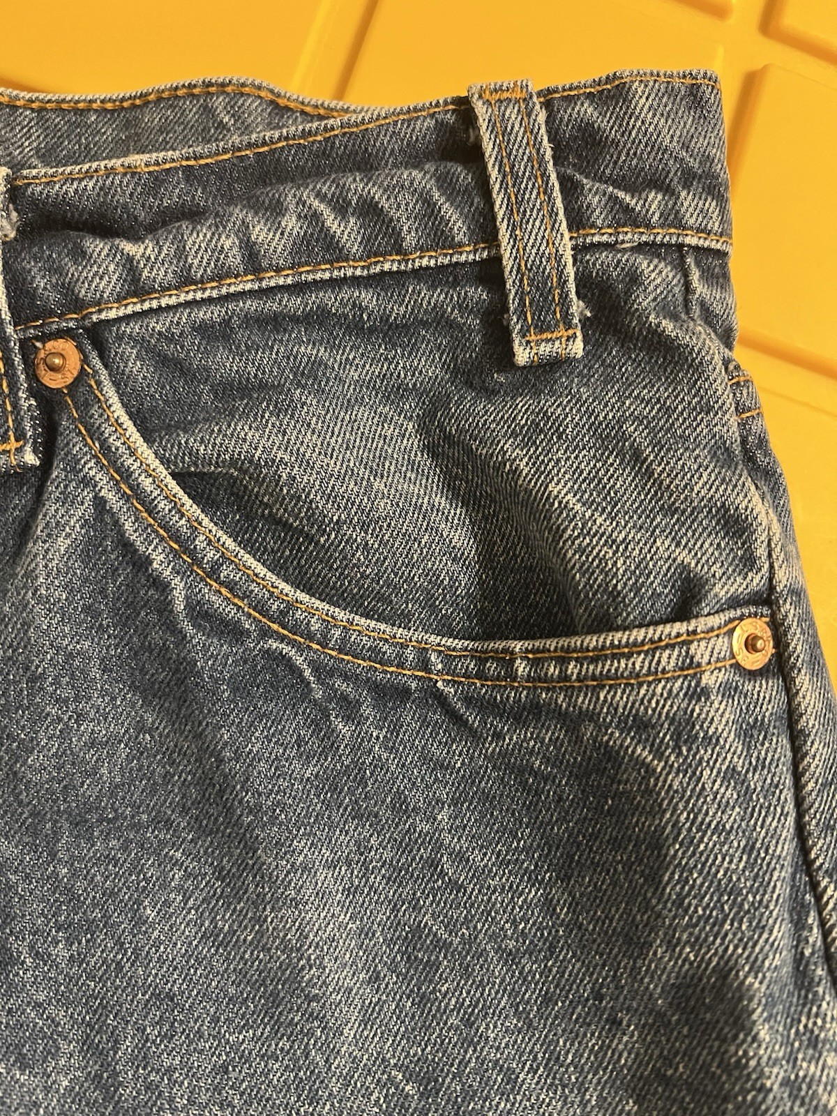 Levi’s 309 Men’s Orange Tab Jeans Size Actual 30×29.5 Vintage Retro Hipster