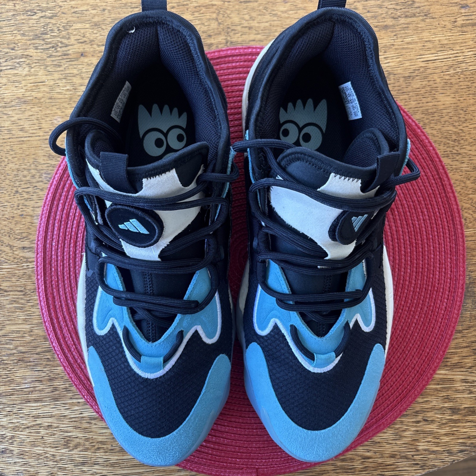 Adidas BYW Select Black Preloved Blue IG4949 Men’s 11.5 Basketball Shoes No Box