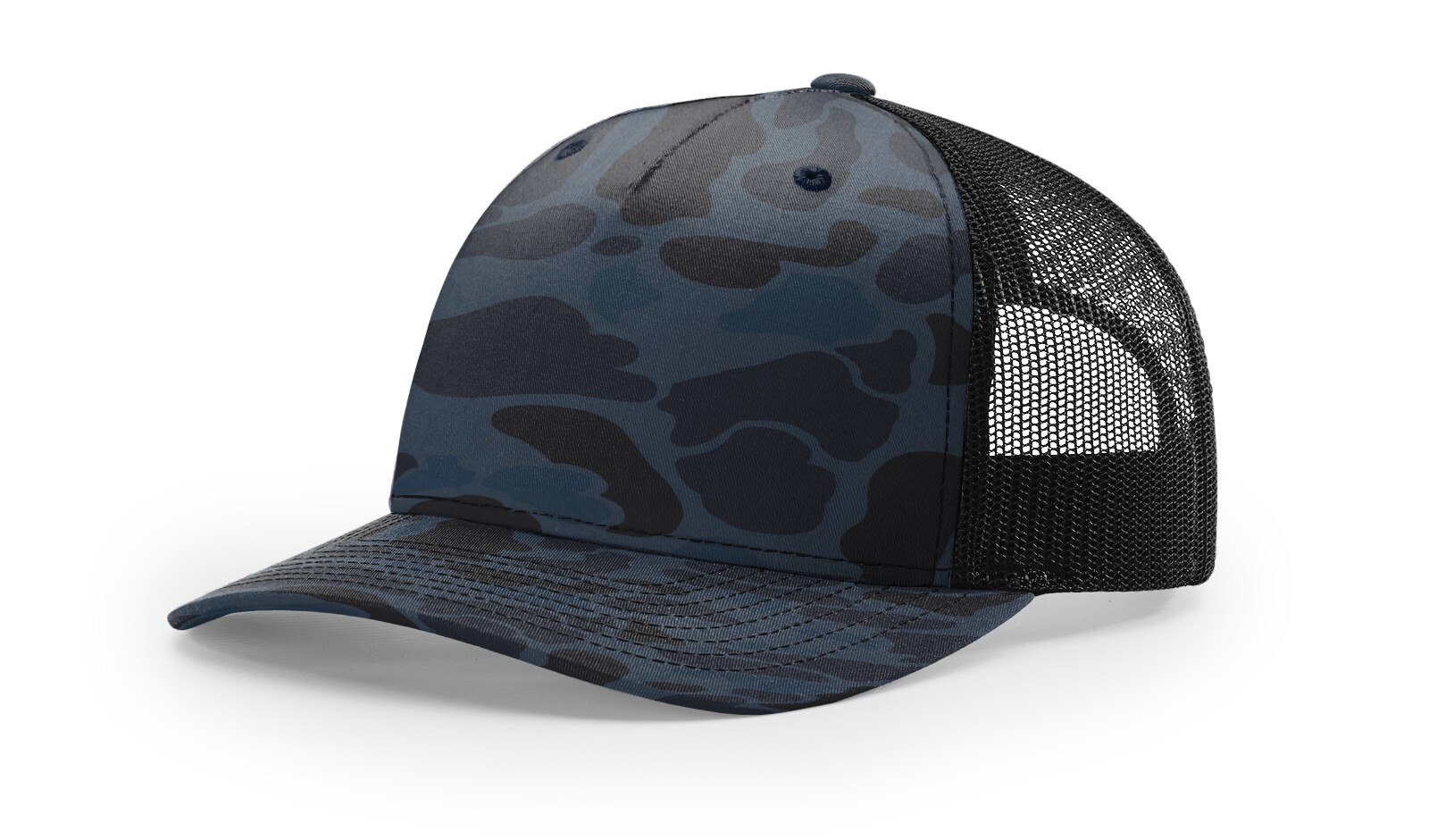 Richardson 5 Panel Trucker Cap 112FP Classic Style with Adjustable Duck Camo