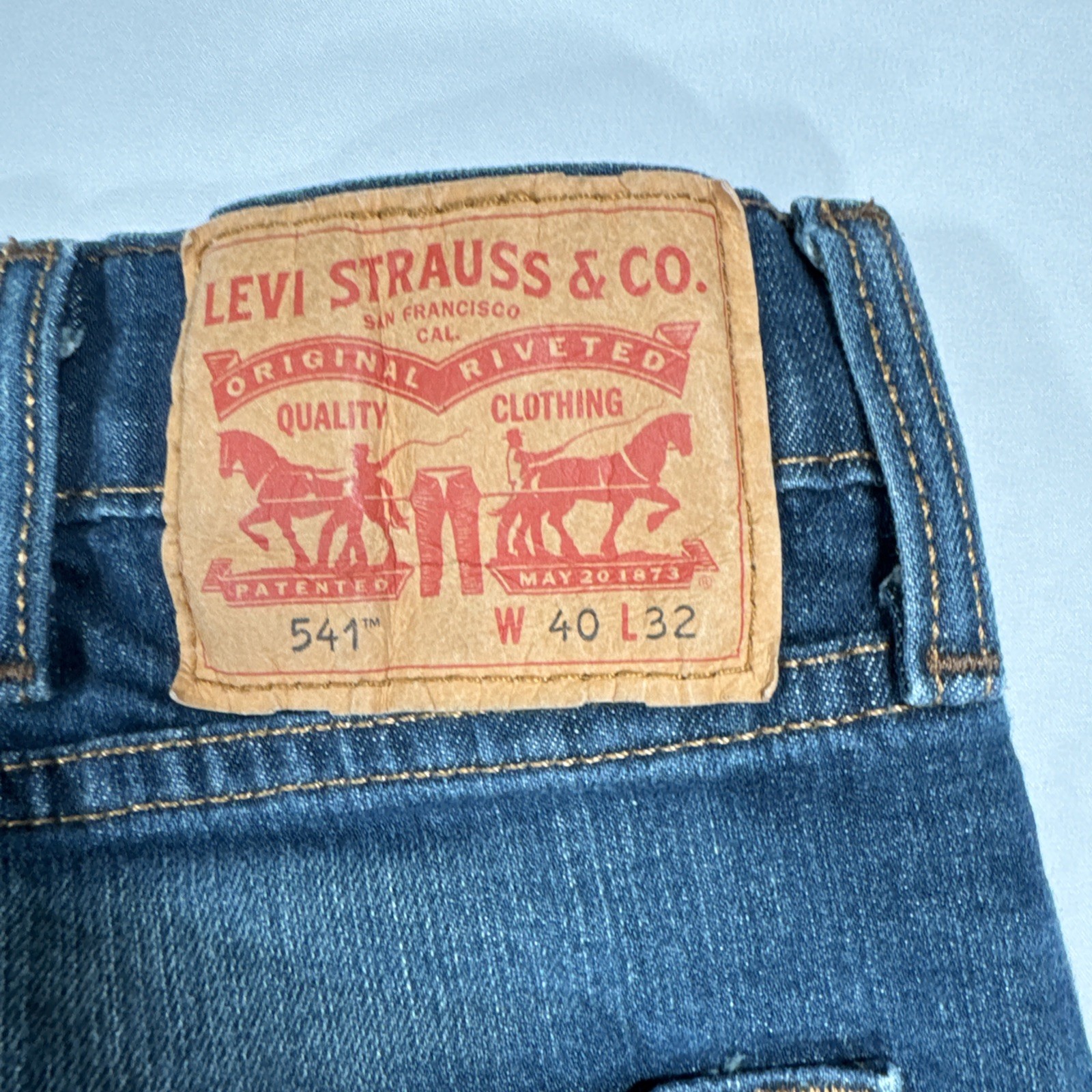 Levi’s 541 Jeans Size W40 X L32 Real Measurements Are 40×30