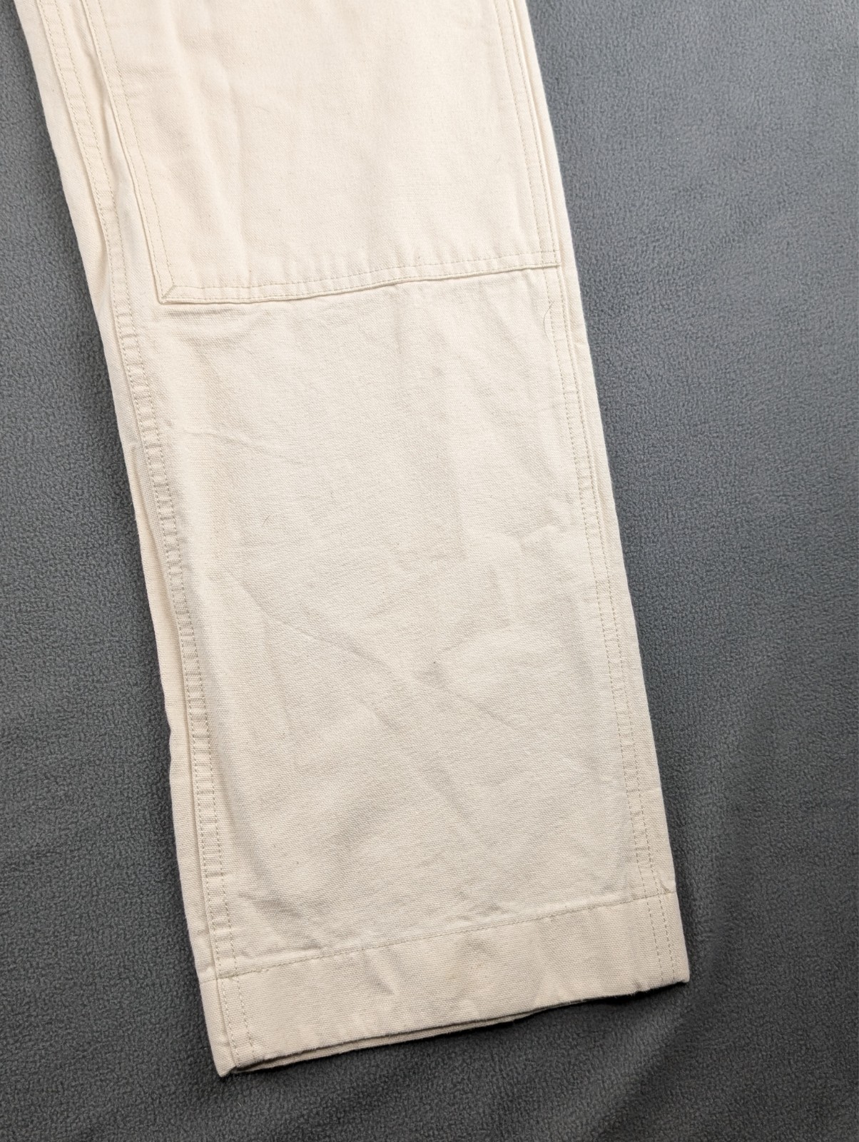 Todd Snyder Carpenter Pants Mens 33×32 Relaxed Natural Cotton Herringbone NWOT