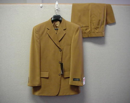New Men’s Basic Suit Single Breasted 3 Button 14 Unique Colors Size 38R~60L