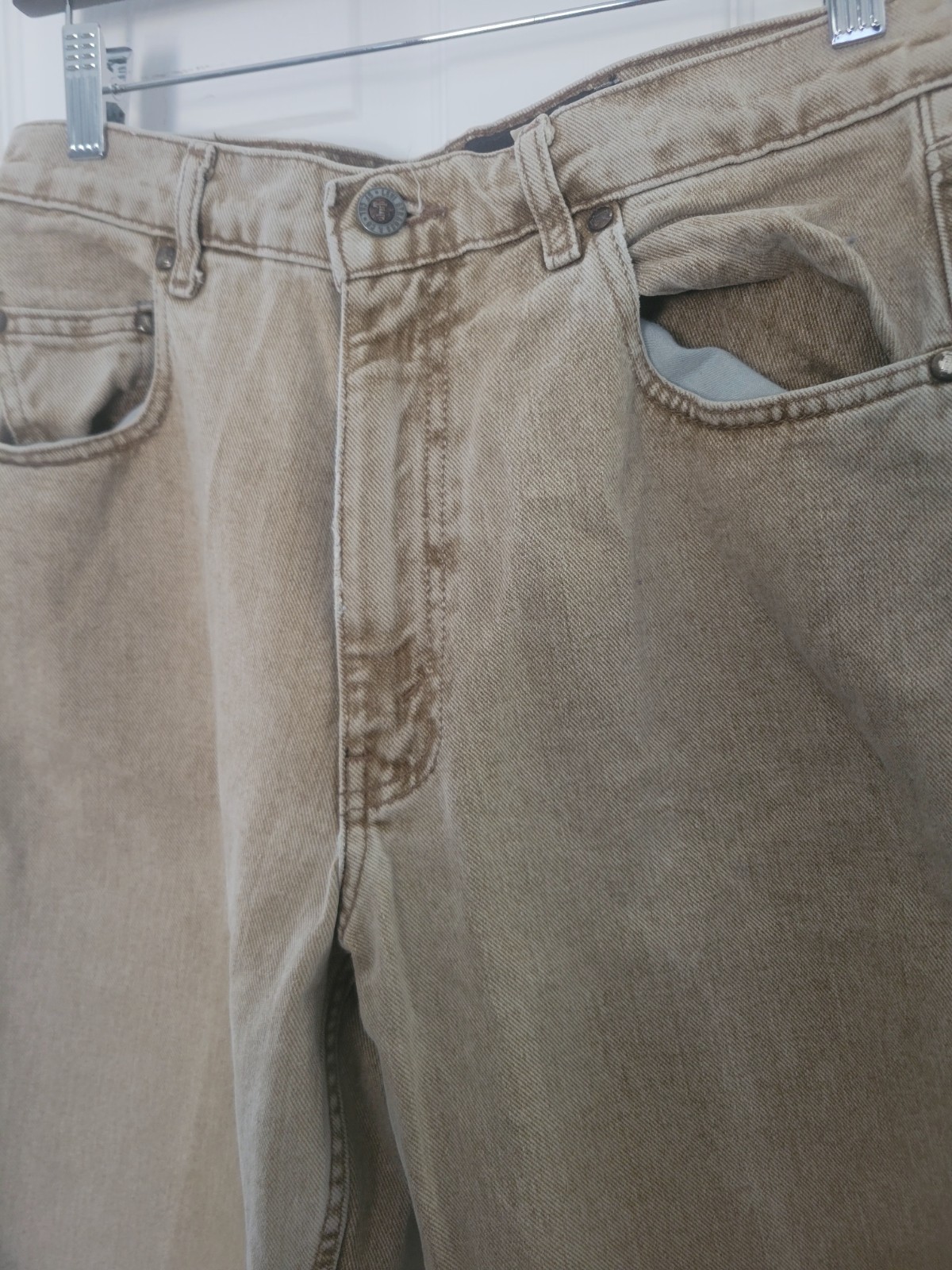 Levi’s SilverTab Baggy Tapered Beige Jeans Purple Label 31×34 (Read Discription)