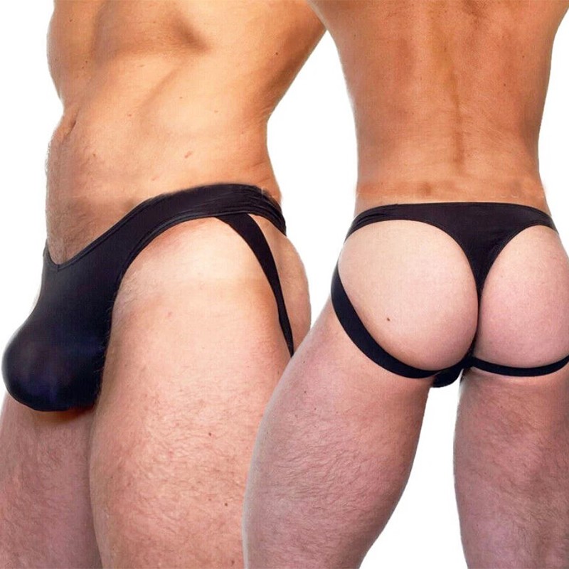 2 Pack Lot Jockmail Mens Jock Strap Underwear Jockstrap Briefs Underpants Thongs