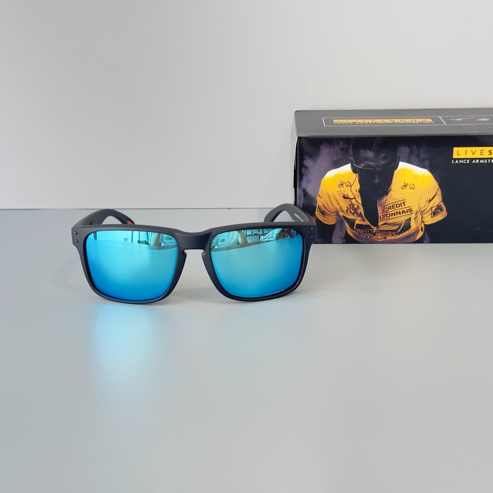Oakley Holbrook XXL OO9487 Sunglasses Black Frame Blue Lenses Unisex
