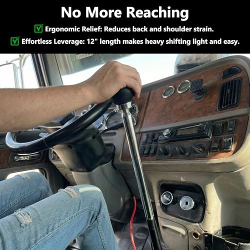 shifter extension 12″ universal 1/2″ thread car peterbilt kenworth Semi Truck