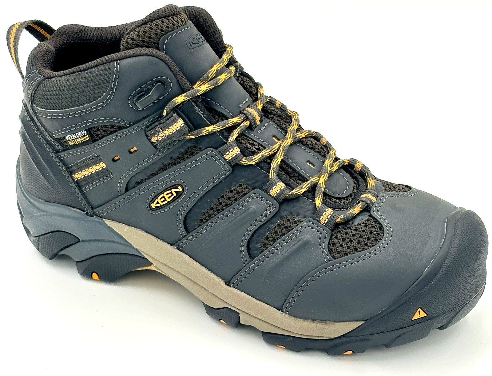 KEEN Utility Men’s Lansing Mid Steel Toe Waterproof Work Boots 1018079