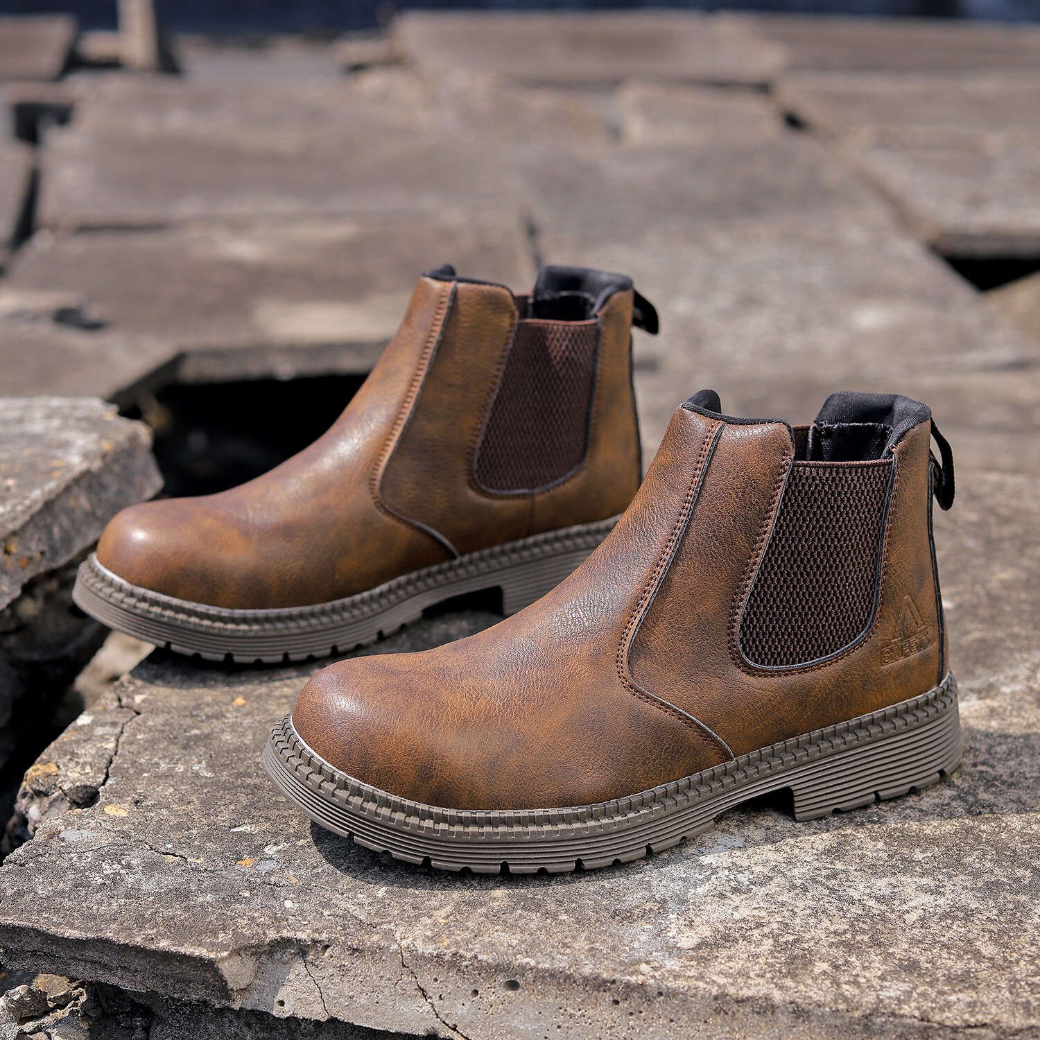 Steel Toe Shoes For Men Work Boots Puncture-Proof Safety Shoes Protective Shoes
