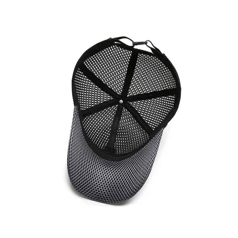 Men’s Breathable Mesh Baseball Cap Summer Outdoor Hat Trucker Cap Gym Fun Gift