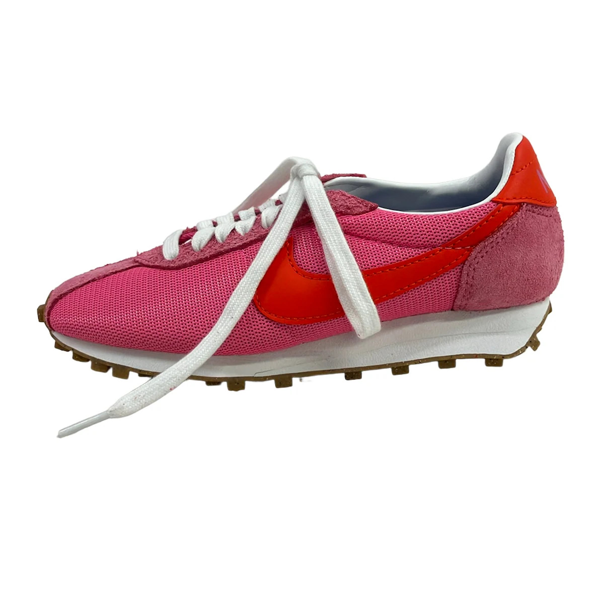 NIKE LD-1000 HF3227-601 Pink Orange White Synthetic Fiber Natural Leather