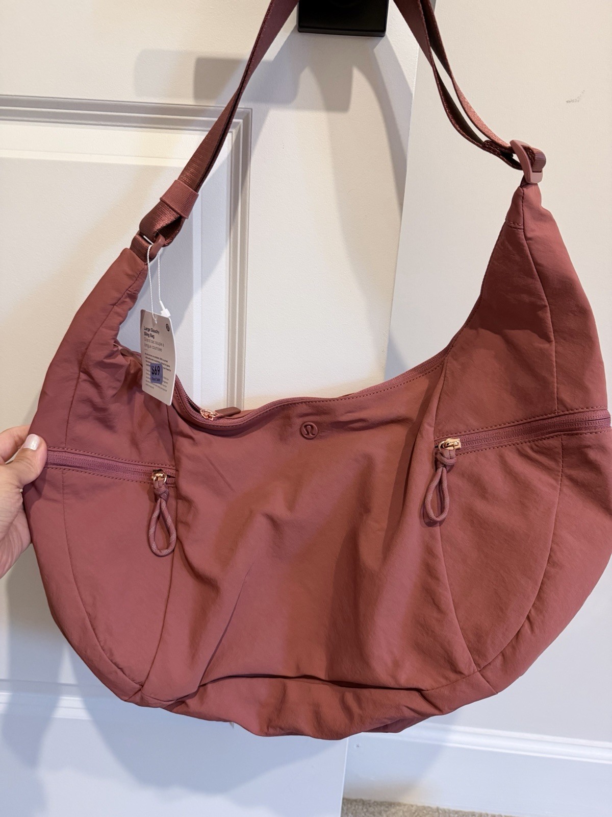 NWT Lululemon Large Slouchy Sling Bag 13L DUSK Sold Out!