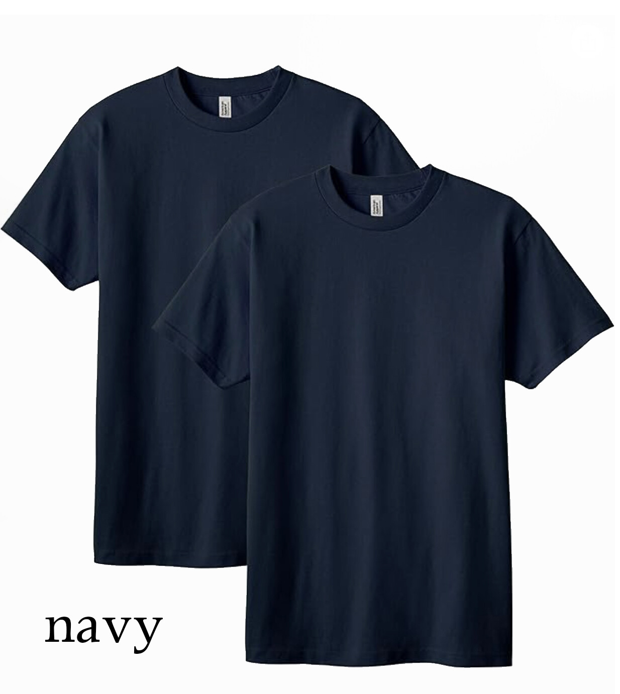 3 pack American Apparel 1301 Unisex Short Sleeve Preshrunk Heavyweight T-Shirt