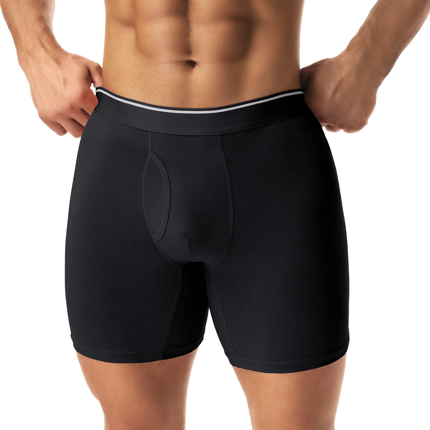 4/6 PACK For Men Bamboo Underwear Shorts Multicolor Boxer Briefs Underpants NEW