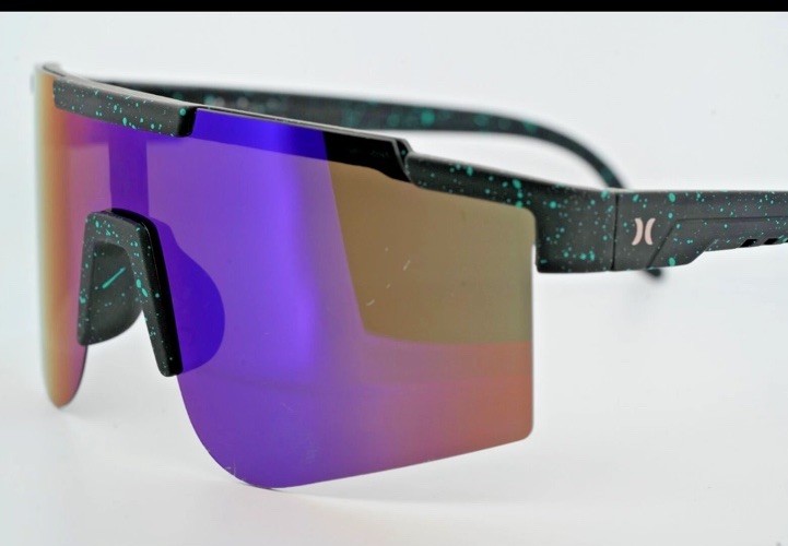Hurley Fly-Up Semi-Rim Polarized 100% UV Protection Road Bike Sports Sunglasses