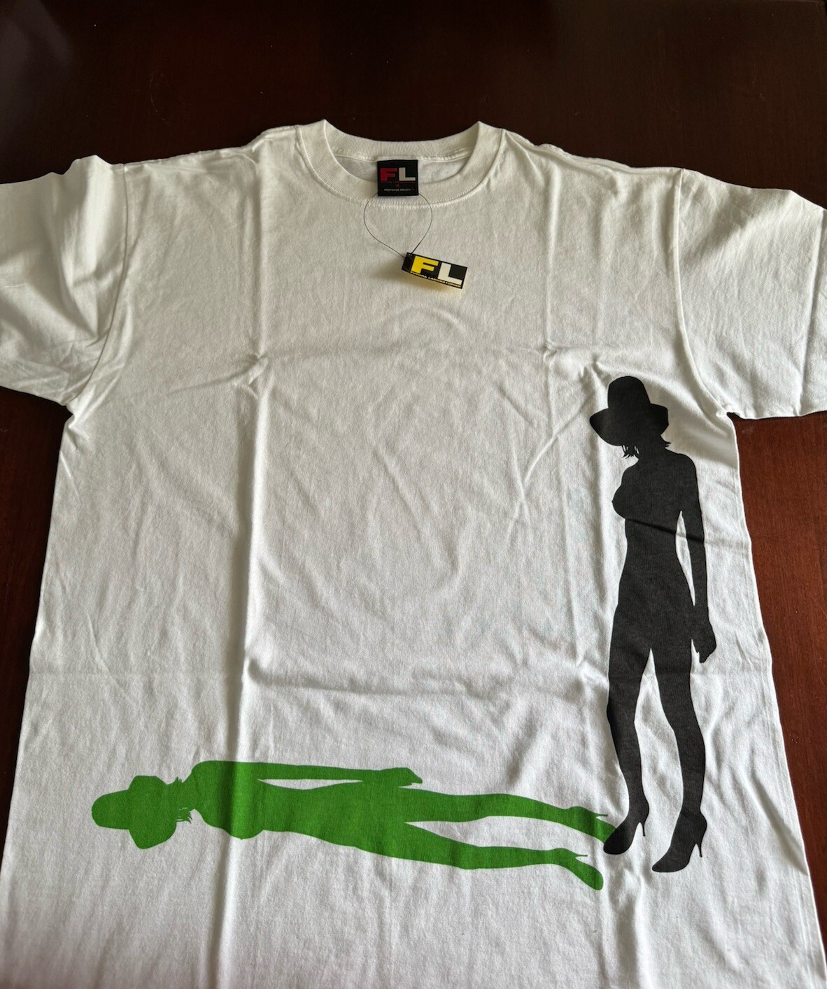 Vintage Futura Laboratories T Shirt From Japan. NWT 100% Authentic White Sz L.