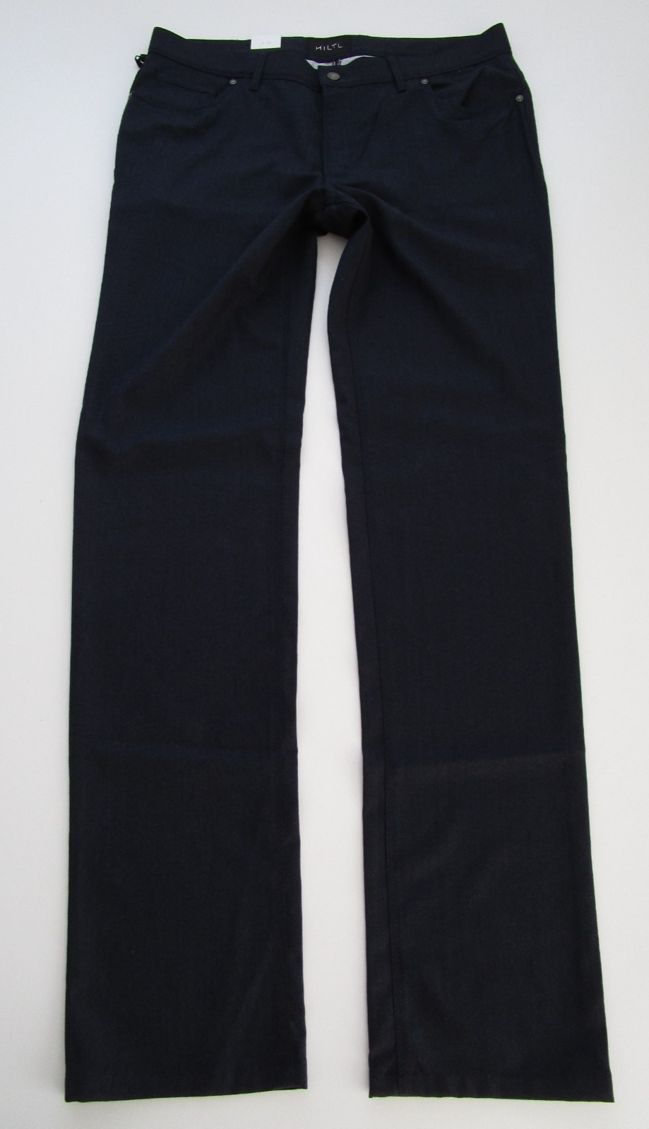 Mens 38×34 Hiltl Pants Kent-95 Contemporary Wool navy blue 38×37 measure