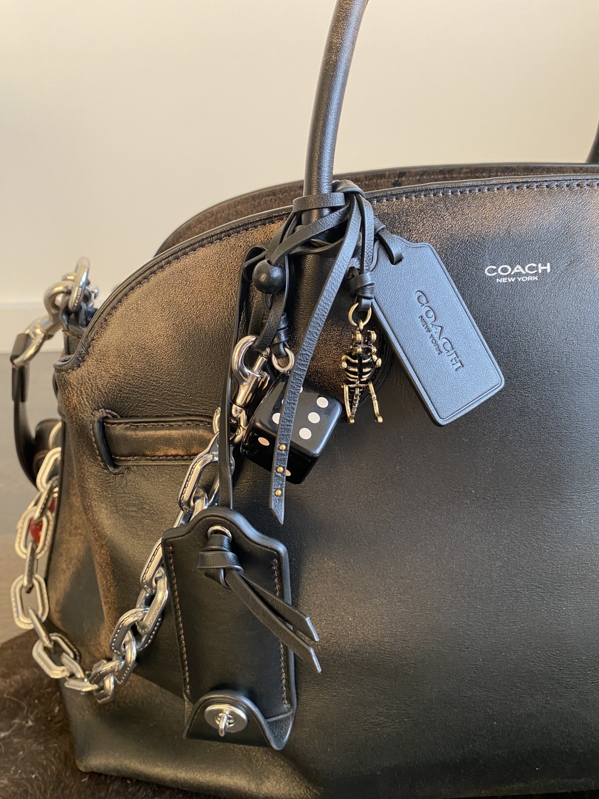 Coach Soft Empire Carryall Bag 40 In Loved Leather