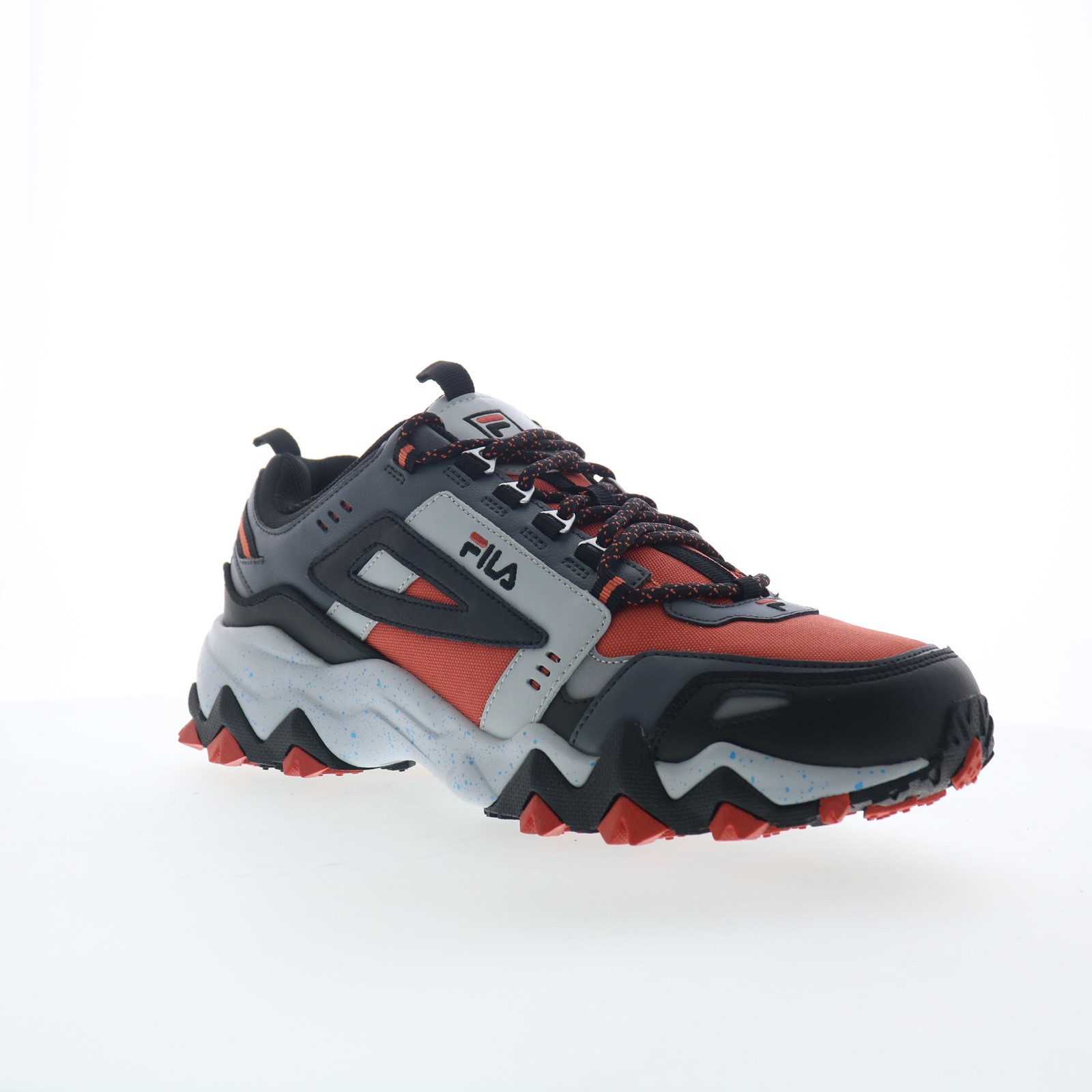 Fila Oakmont TR 1JM01565-603 Mens Orange Leather Athletic Hiking Shoes 12