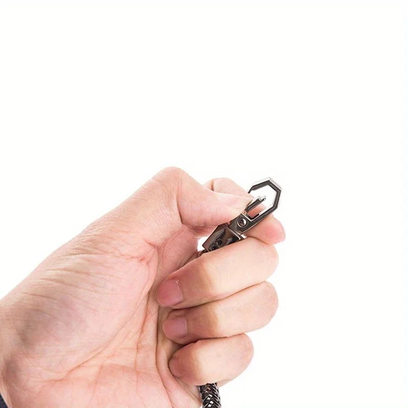 Stainless Steel Link Biker Trucker Punk Wallet Chain 16 ” Long Ring Clip Jewelry
