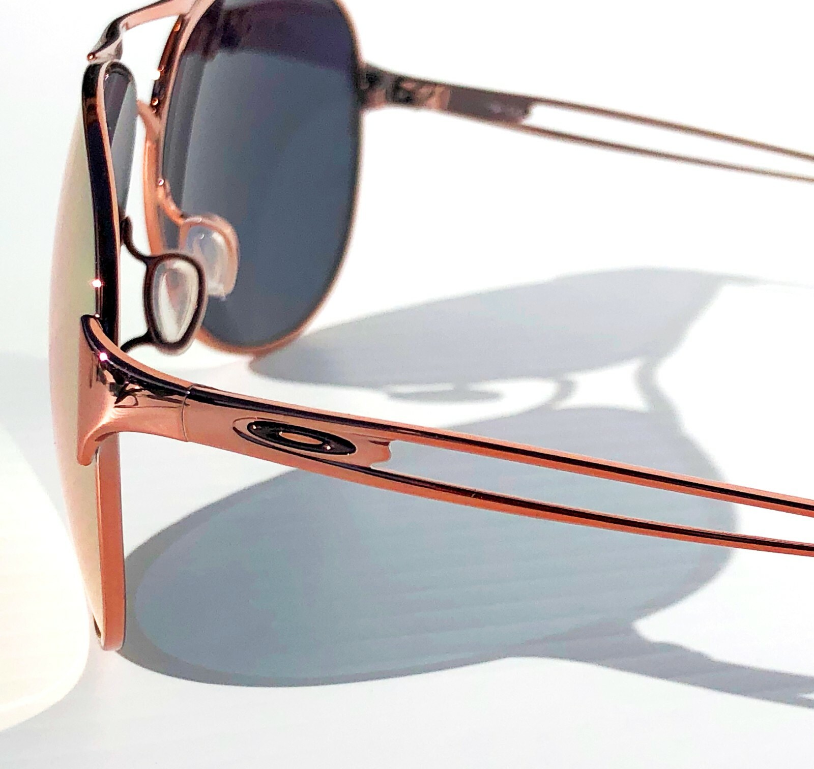 NEW* Oakley Caveat POLARIZED Galaxy Rose Gold 60mm Aviator Womens Sunglass 4054
