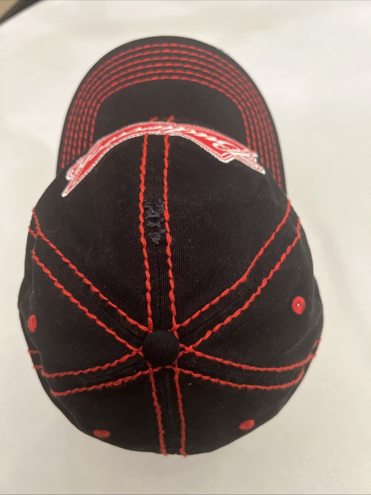 Budweiser Cap 2006 Licensed Anheuser Busch Contrast RED Stitch Snapback Patch