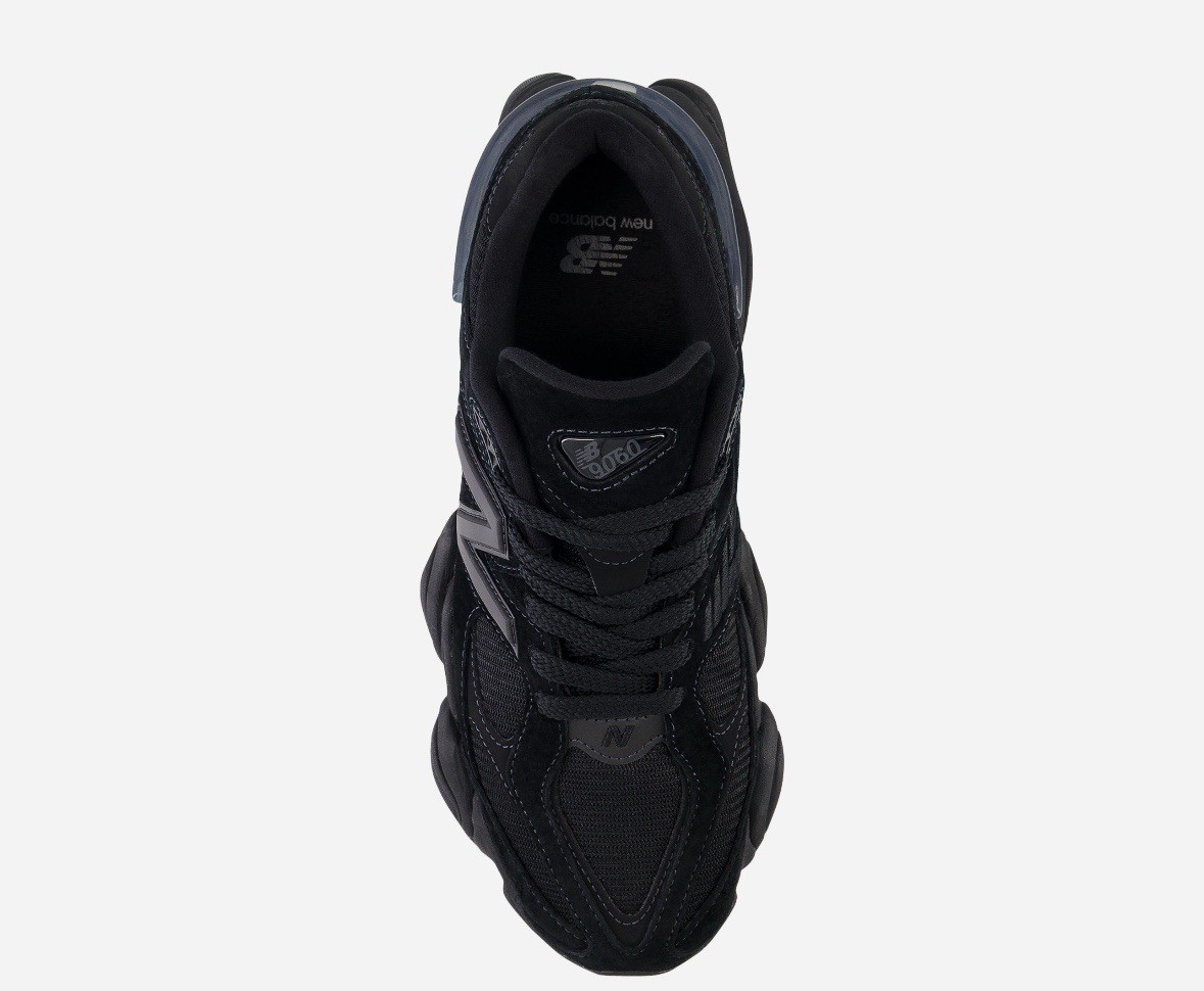 New Balance 9060 Triple Black Cat Suede U9060BPM Men Size 10.5