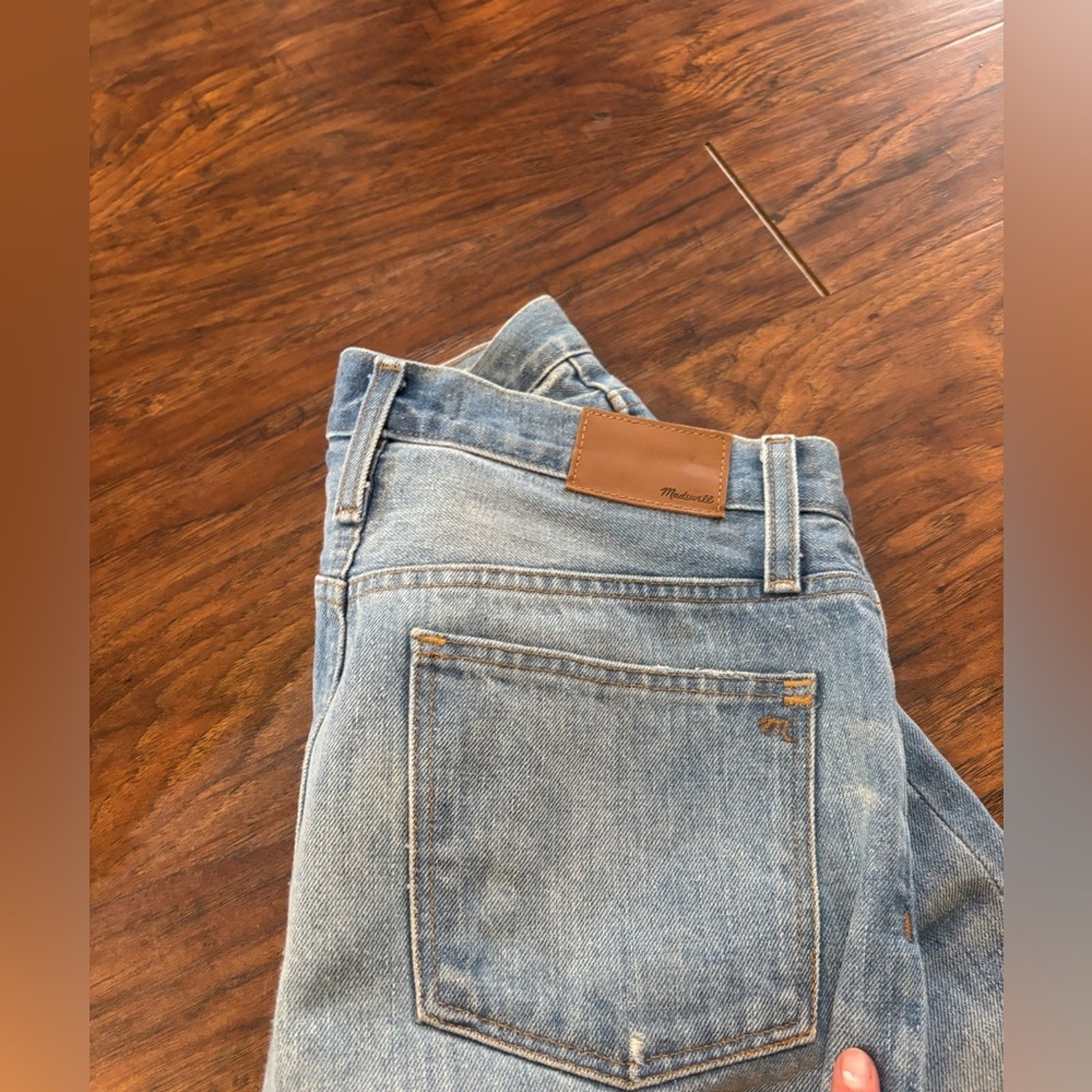 Madewell The Dadjean Jeans Straight Medium Wash Size 26