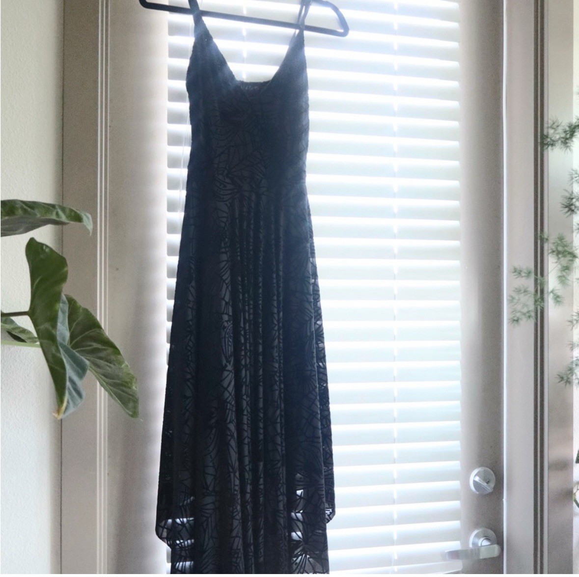 Black Milk Corpse Bride BURNED VELVET SPIDER THREADS HANDKERCHIEF DRESS Sz S