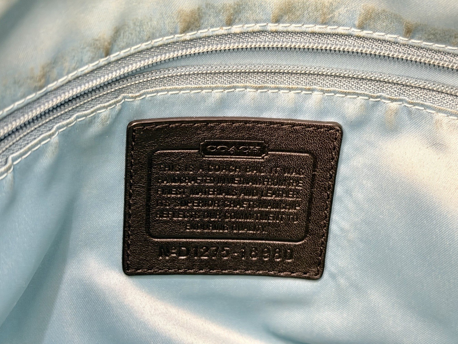 Y2K Coach 12984 Black Signature Jacquard Shoulder Crossbody Bag Detachable Strap