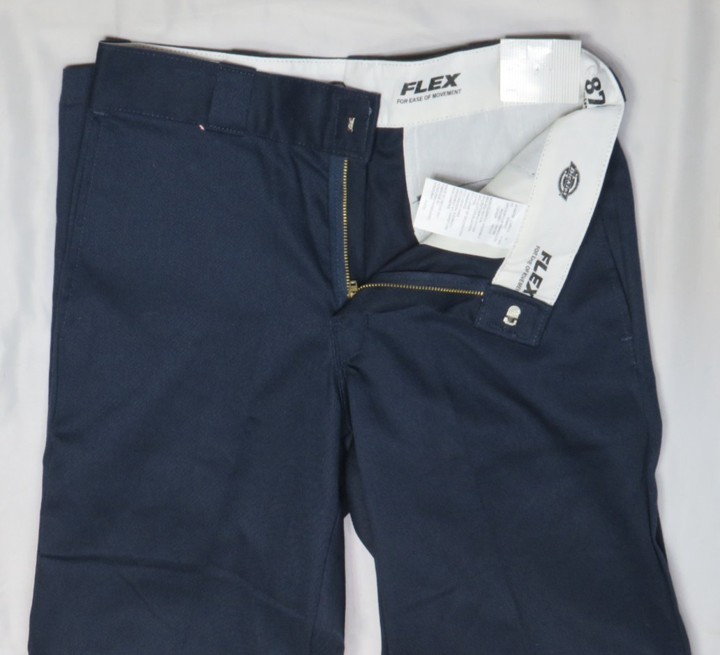 DICKIES MEN’S WORK PANTS 30×30 874 NAVY ORIGINAL CLASSIC FLEX 11874DN NWT NEW