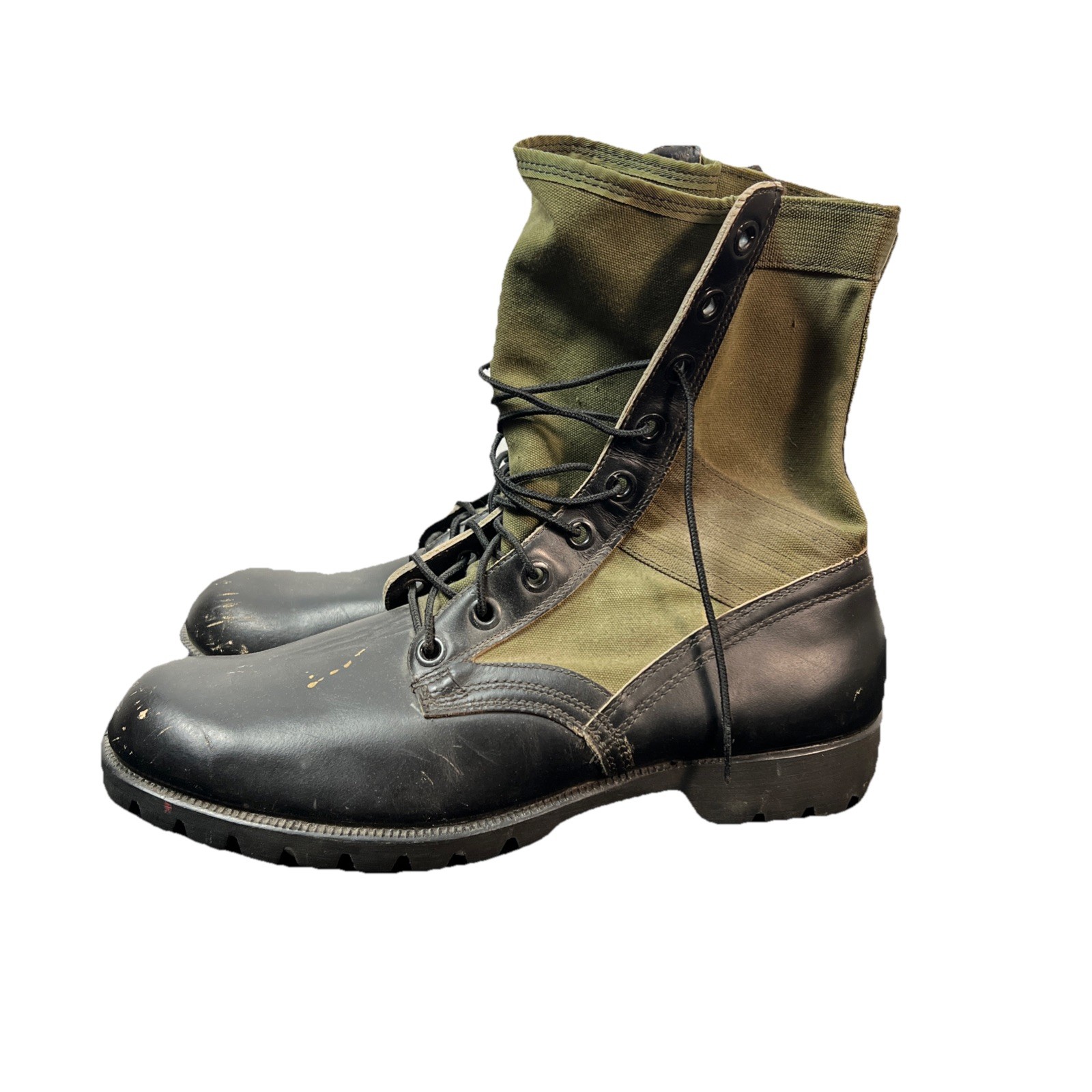 Vtg 86 Military Combat Jungle Boots Spike Protective Ro Search Type 3 DMS 11N