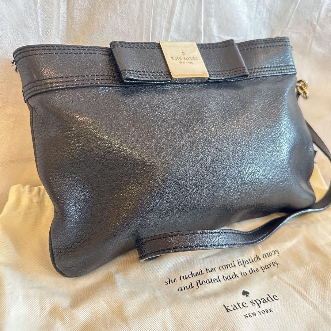 Kate Spade Shoulder Bag 10.6 inch Black Ladies