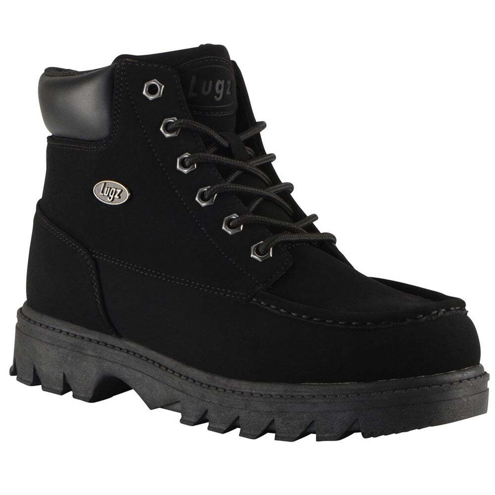 Lugz Warsaw 6 Inch Slip Resistant Soft Toe Work Mens Black MWARSD-001