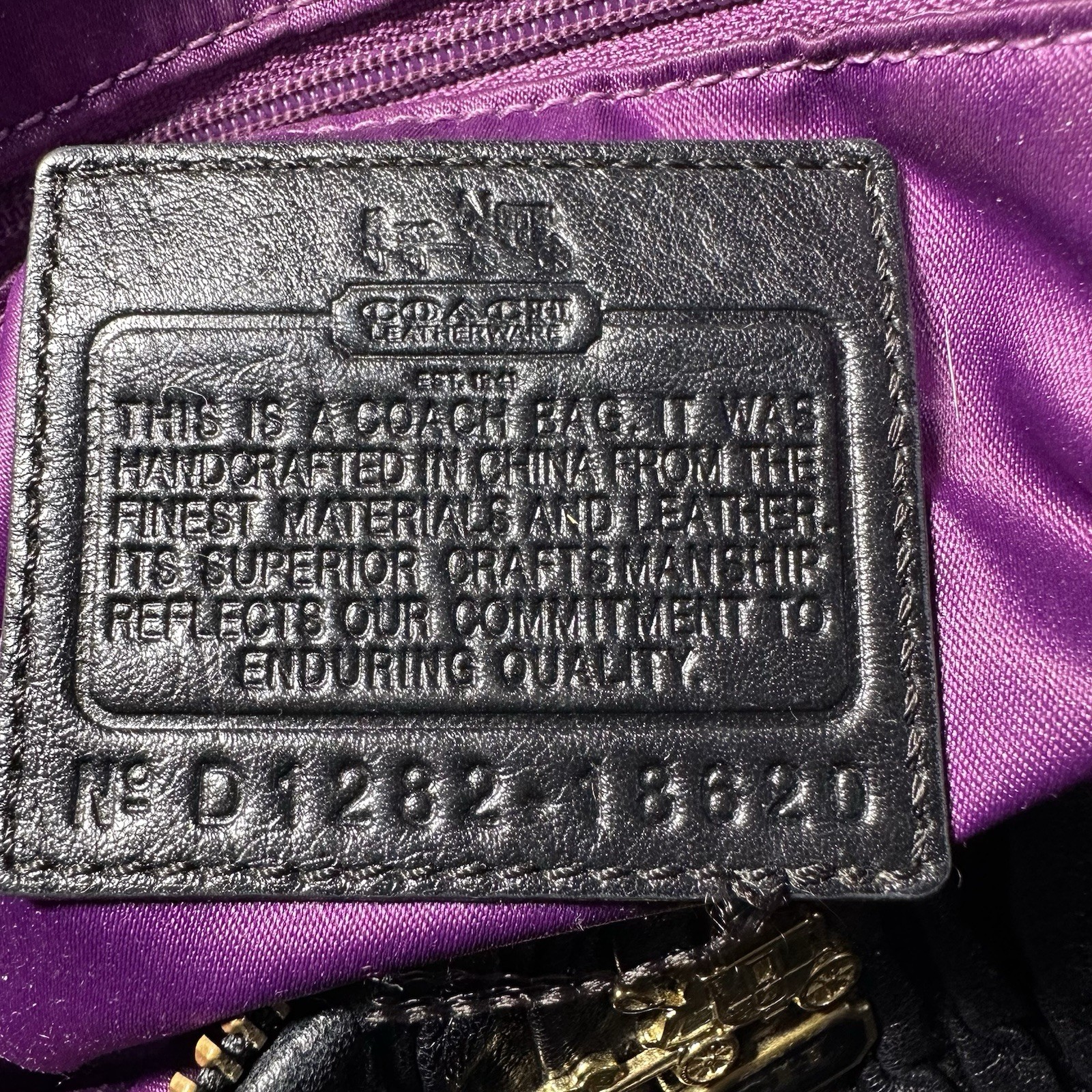 COACH Madison Sophia Gathered Black Handbag Shoulder Bag #37740