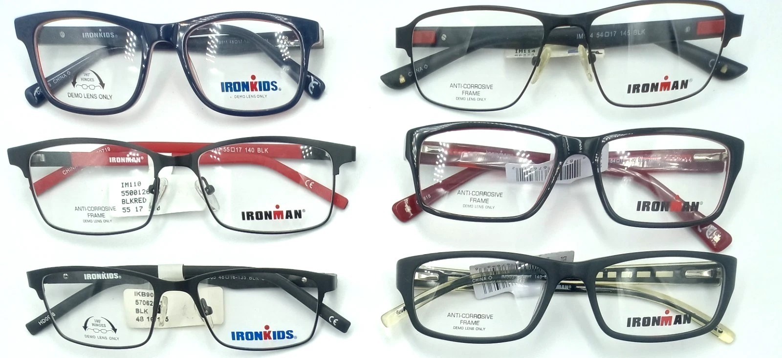 IronMan Glasses Iron Kids CHOOSE SIZE/COLOR/MODEL/FRAME Iron Man Eyeglass Frames