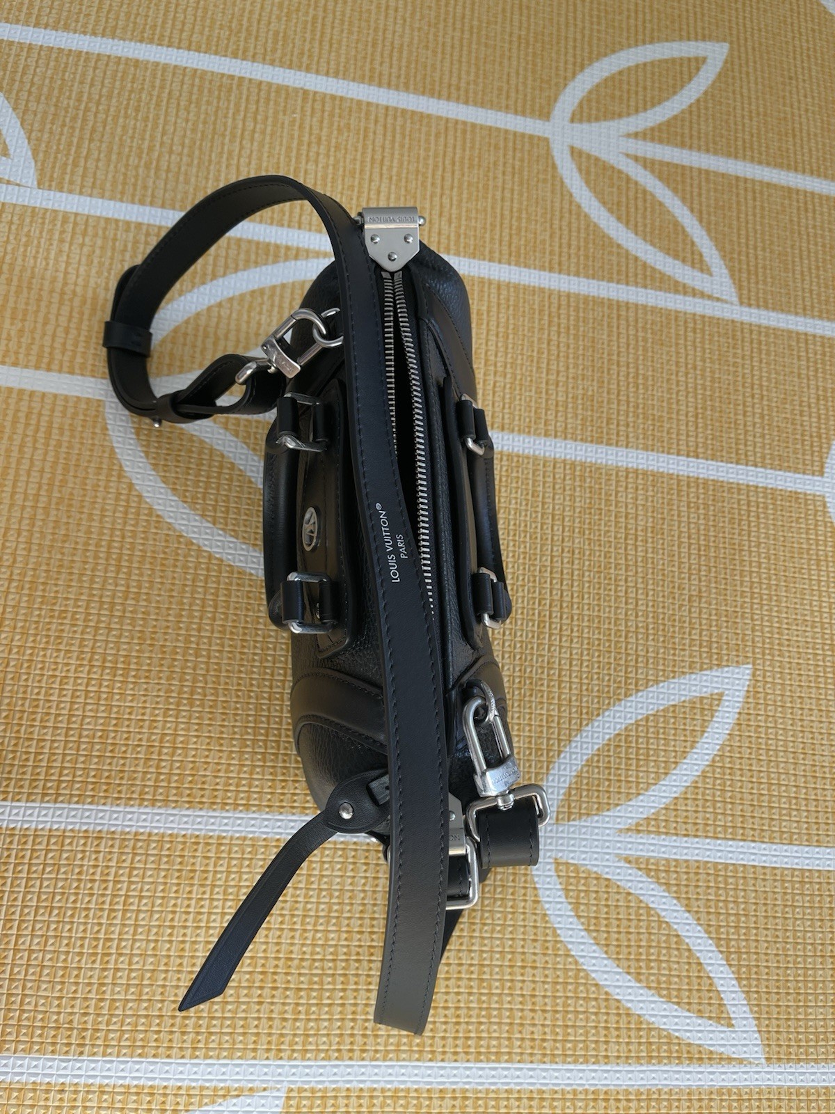 Louis Vuitton Biker PM, Black Monogram Small Satchel Top Handle, Zip,