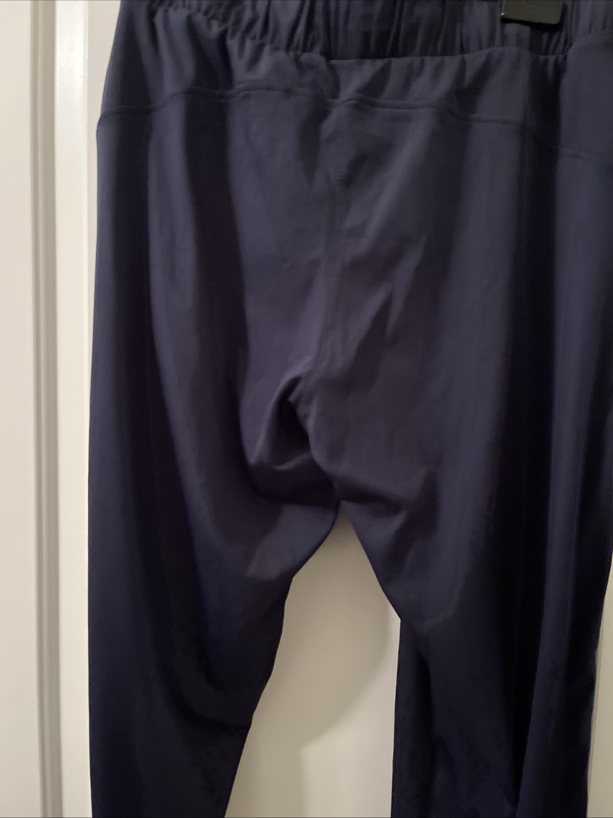 Men’s Active Jogger Pants Pockets Elastic Waistband Lightweight Blue Size M