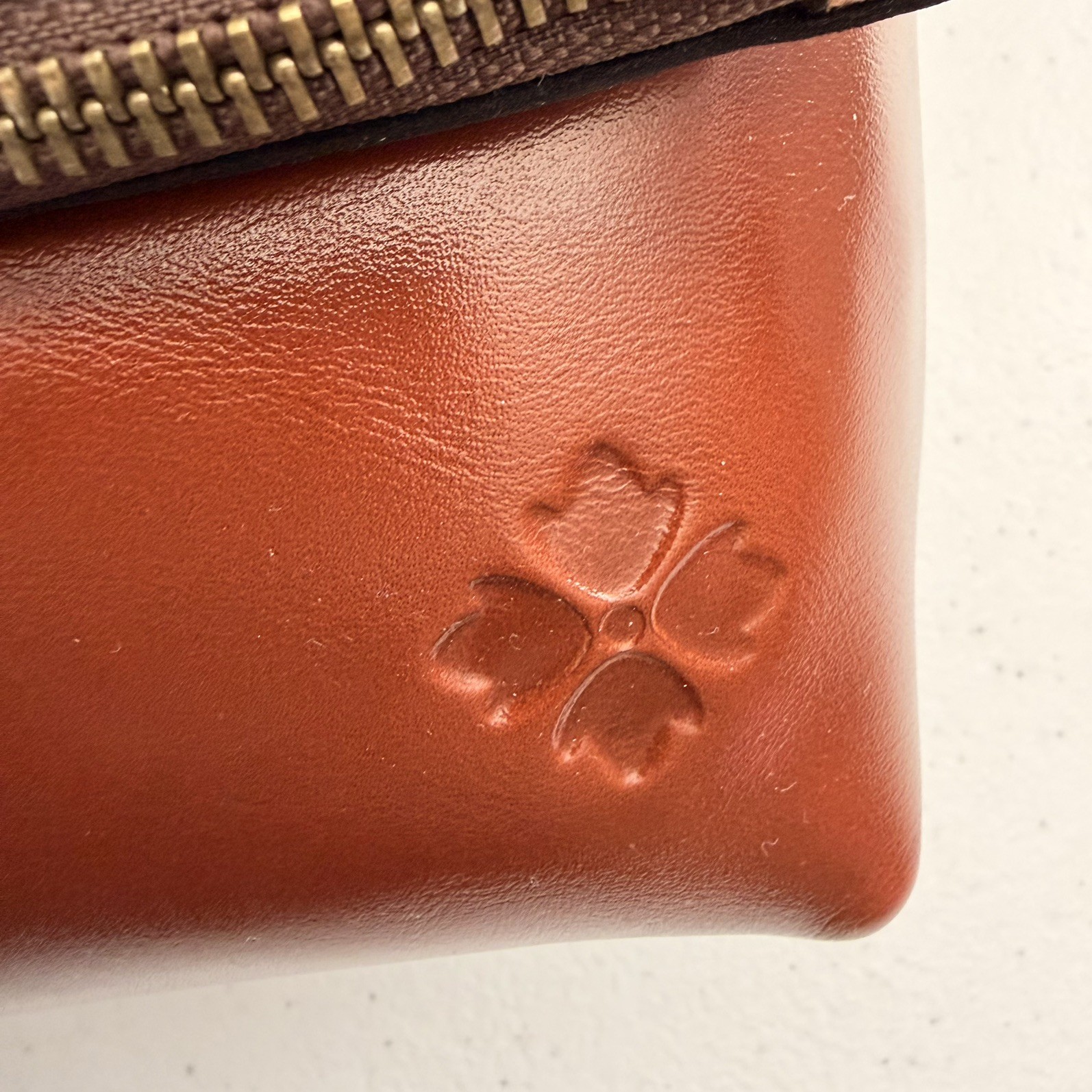 Patricia Nash VALERIE Fold-Over Wristlet/Clutch Leather-Tooled Florence NWT