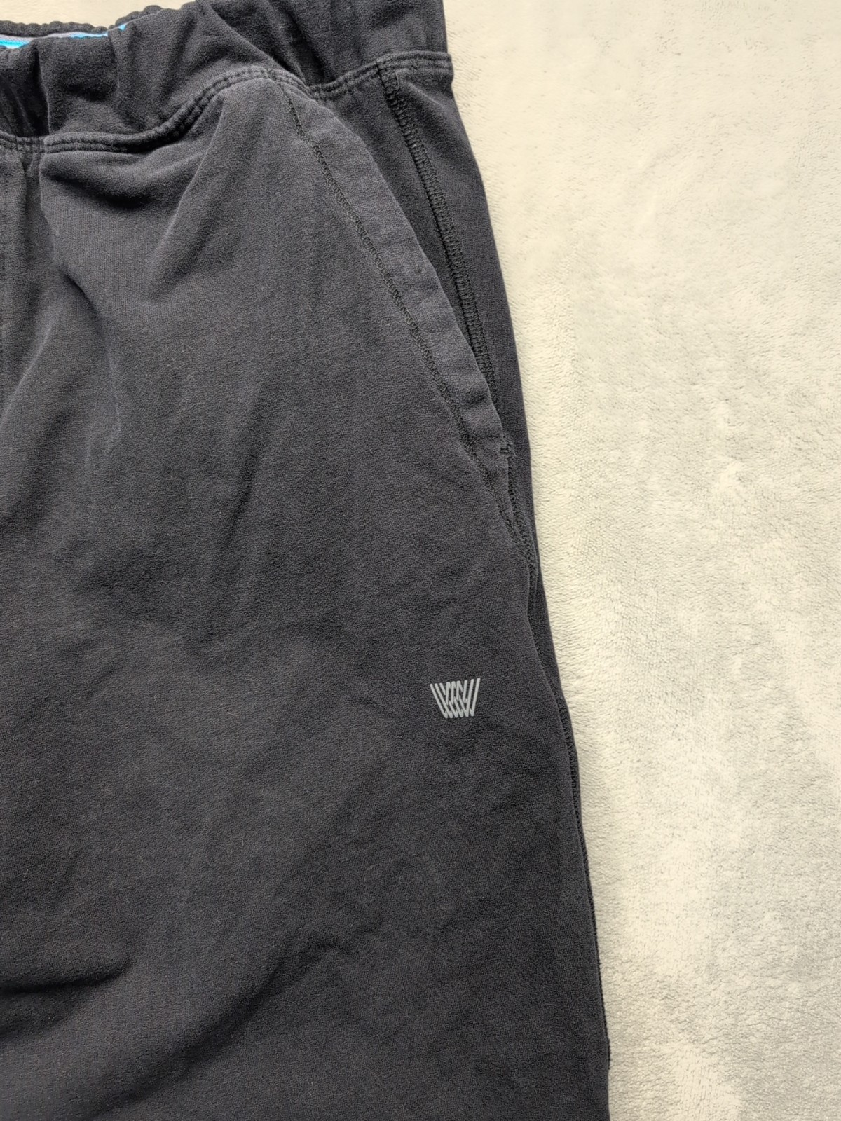 Mack Weldon Jogger Pants Mens Large Black Tapered Drawstring Daily Wear Gym Fit