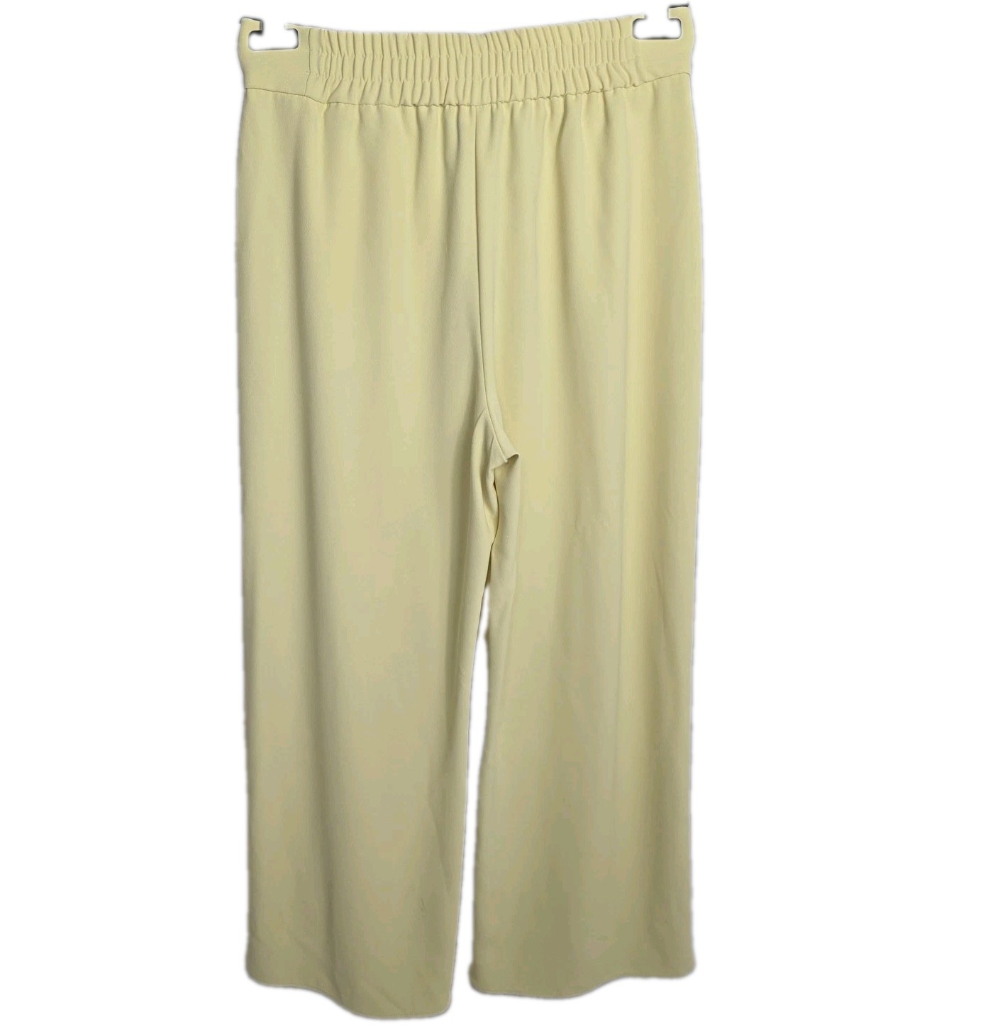 River Island Studios Lemon Yellow Wide Leg Palazzo Trousers UK 12 NWT Smart