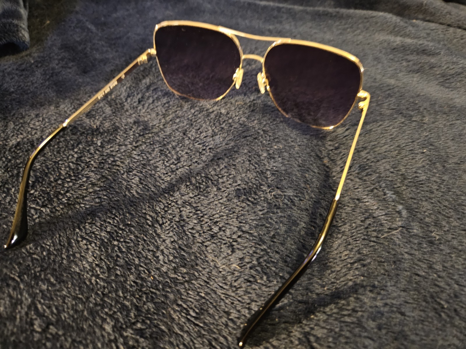 Quay Australia Gold Frame/Smoke Lens Round Sunglasses | Stop And Stare