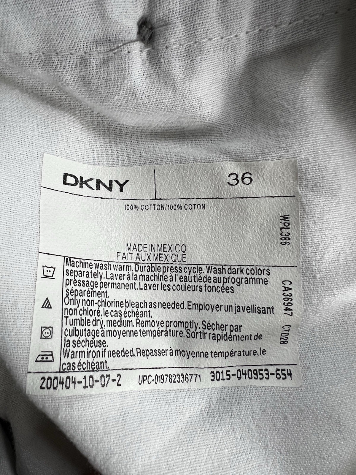 DKNY Chino Mens Shorts Gray Size 36 100% Cotton WPL386 Flat Front Golf Shorts