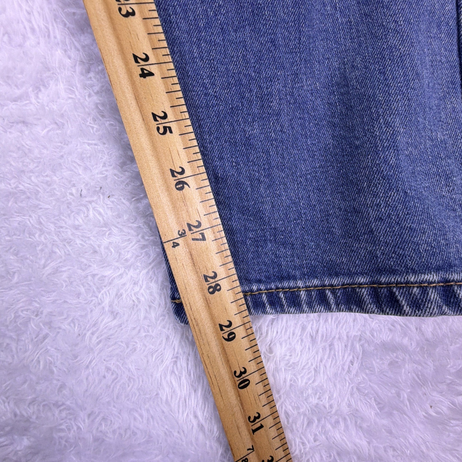 Levi’s 505 Regular Fit Straight Leg Jeans Men’s 34×29 (tag: 36×3) Med Wash Denim