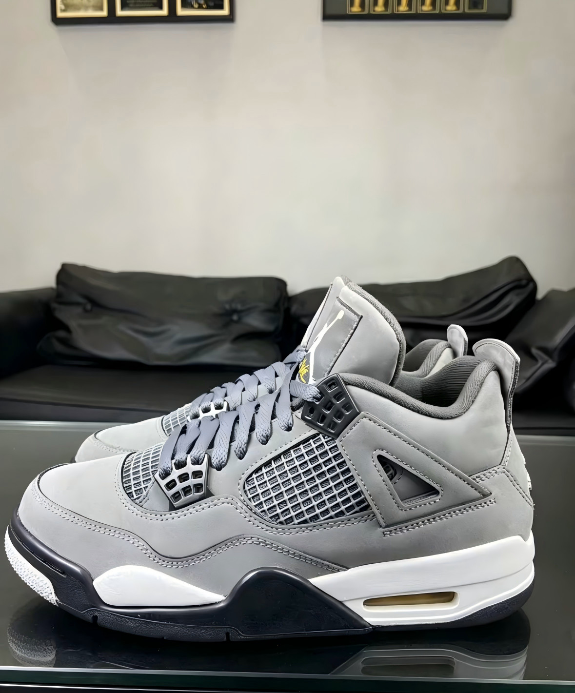 Jordan 4 “Cool Grey” Men’s Retro Basketball Shoes Mid Top Us Size 7-12