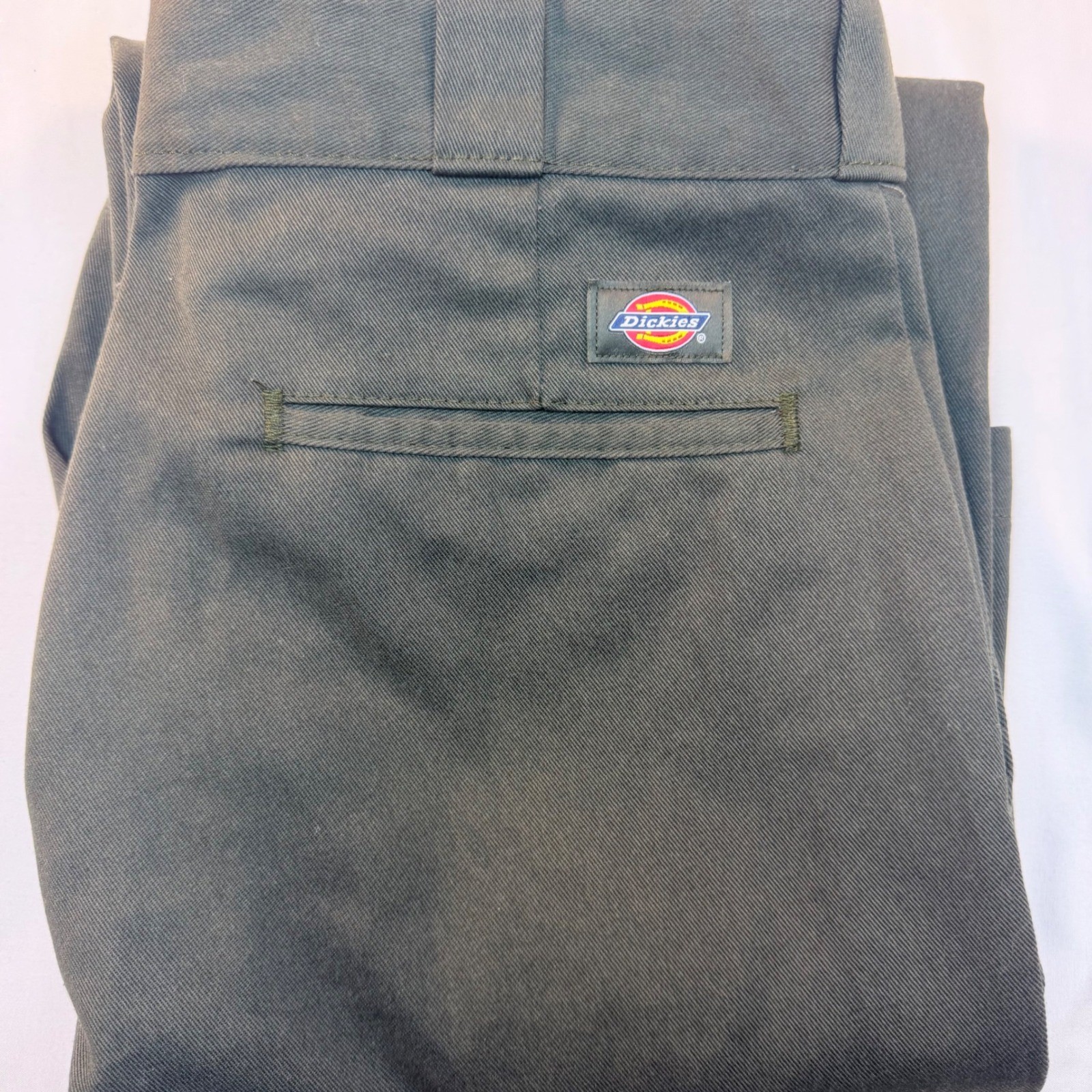 Dickies 874 Work Pants Mens 34×32 Olive Green Original Fit Straight Leg D874OG
