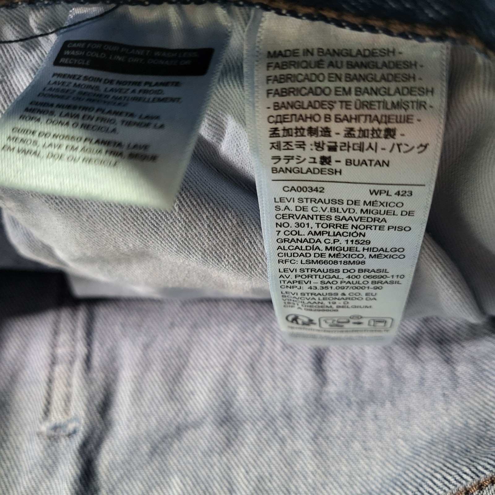 Levis Premium 568 Cargo Jeans 34×32 Men’s Loose Straight Blue New With Tags