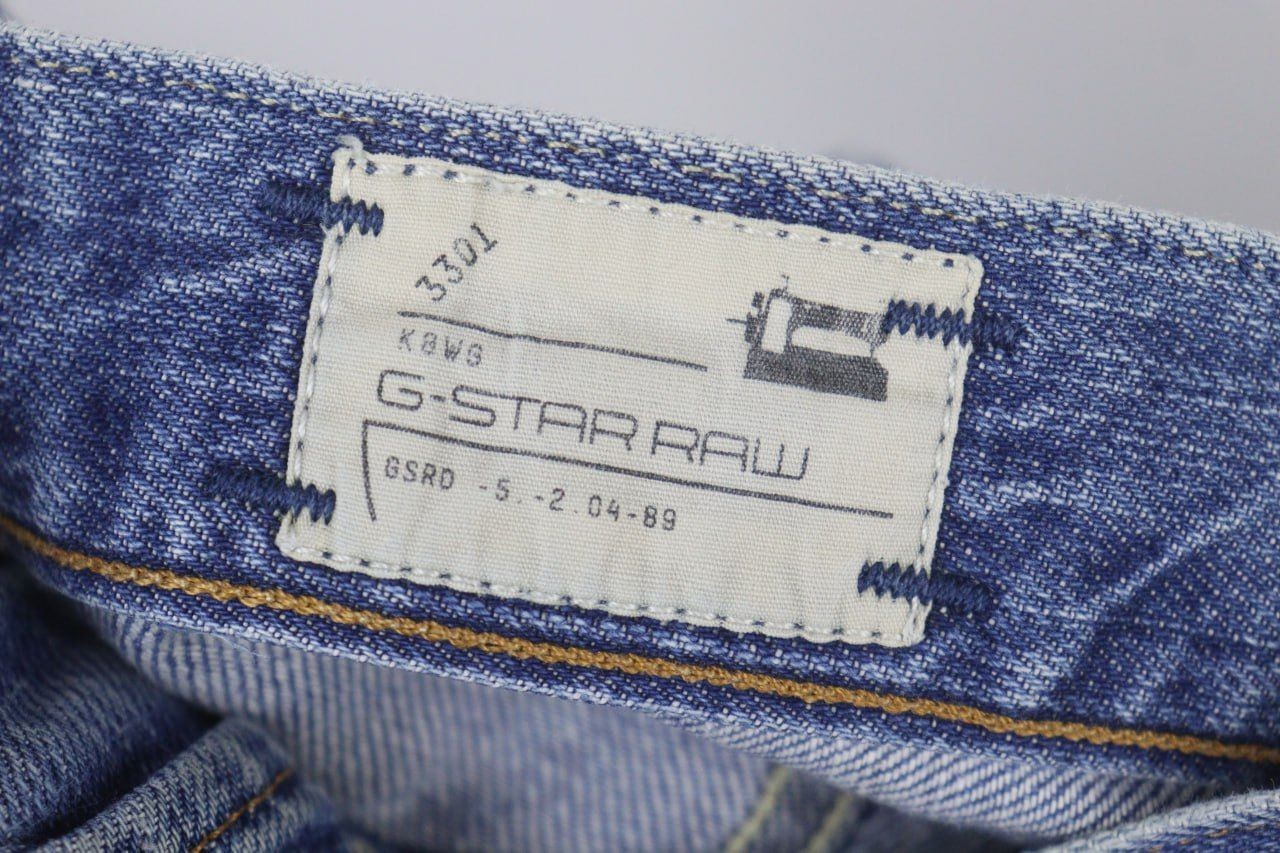 G-STAR RAW 3301 Denim Regular Straight Jeans Size W29 X L32